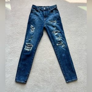 American Eagle Super High Rise Jegging.  28” inseam